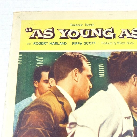 As Young as We Are 1958 Lobby Card Movie Poster Robert Harland Pippa Scott Drama - Picture 4 of 6
